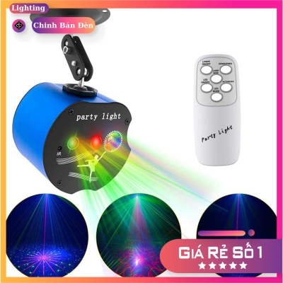 Đèn Laser Bay Phòng Mini Cảm Biến Theo Nhạc Thế Hệ Mới Nhỏ Gọn Cho Phòng Karaoke