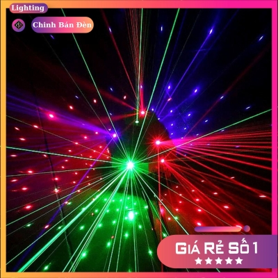 Đèn Nấm Laser 11 Mắt Hiệu Ứng Galaxy Quét Tia Hoa Văn Dành Cho Karaoke , Sự Kiện , Tiệc Cưới , Phòng Bay