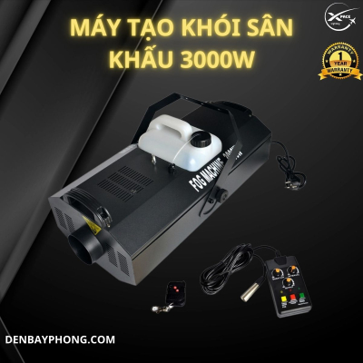Máy tạo khói công xuất 3000w dành cho sân khấu chuyên nghiệp.